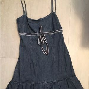 Juicy Couture Blu Jean Denim Sleeveless Dress Sz P